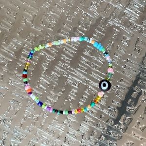 Woman’s evil eye fandoms beads bracelet
